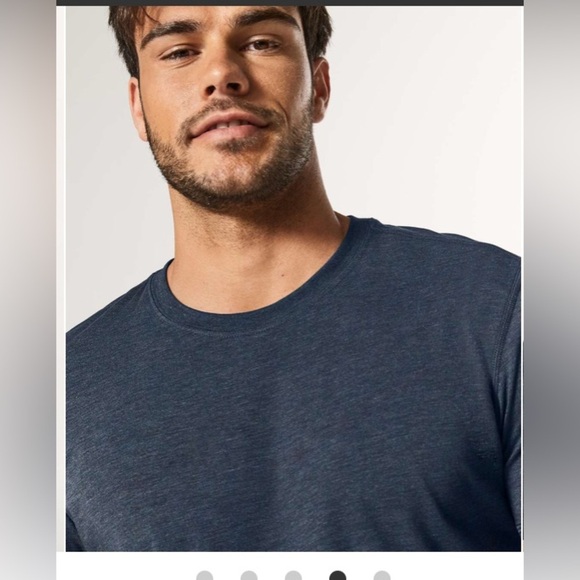 Mens Lululemon 5 Year Basic Tee navy size small - Picture 3 of 8